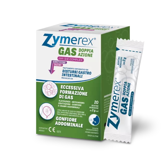 Zymerex Gonfiore Gas Doppia Azione S+E Complex 20 Bustine
