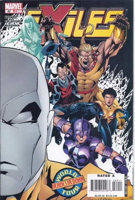 Exiles Comic 82 Cover A First Print 2006 Tony Bedard Mark Mckenna Chu Marvel .