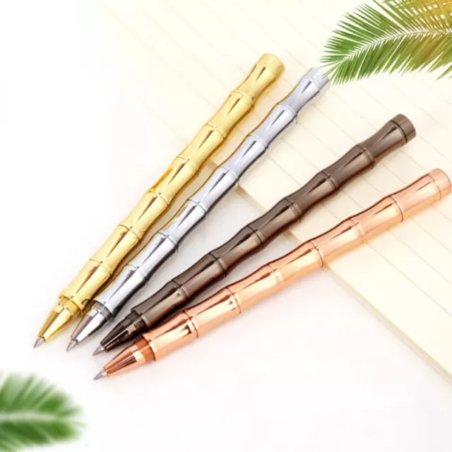 1pc Creative Bamboo Brass Pen Metal Pen Ballpoint Pen Copper Pen G A+  BH