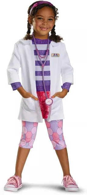 Brand New Disney Doc McStuffins Doc Deluxe Toddler Halloween Costume