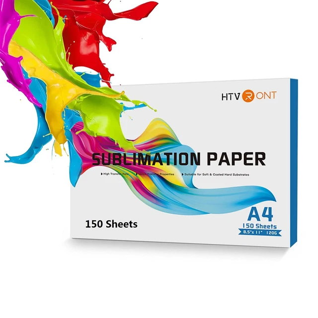 Sublimation Paper 8.5 x 11 inches - 150 Sheets Sublimation Paper
