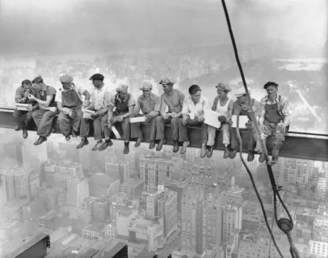 Antique Steel Workers Photo 145b Odd Strange & Bizarre