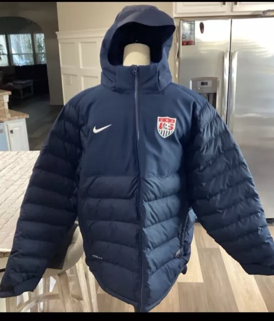 Nike  Storm-Fit Men’s Size  L  USA Soccer  Full Zip Detachable Hood Jacket LNWOt