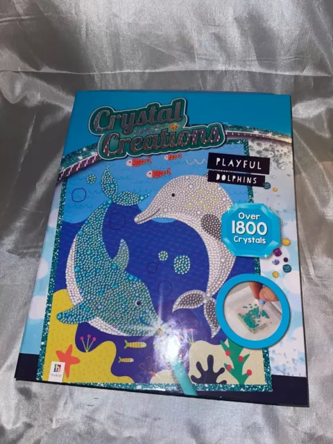 Crystal Creations Lúdicos Delfines Más de 1800 Cristales Niños Proyecto de Arte