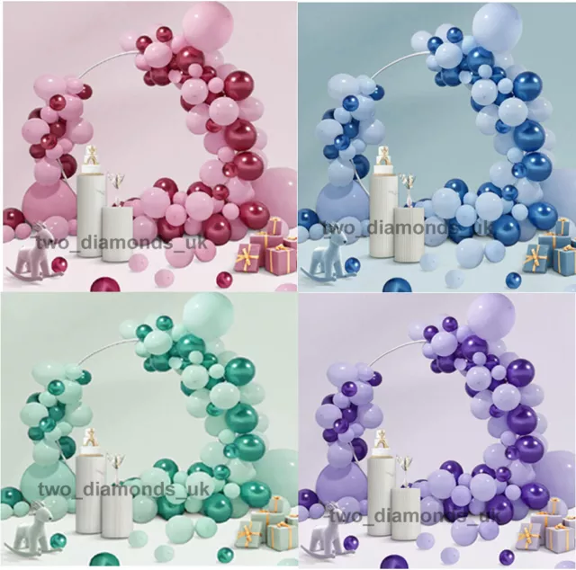 Balloon Arch Kit +Balloons Garland Birthday Wedding Party Baby Shower Decor UK