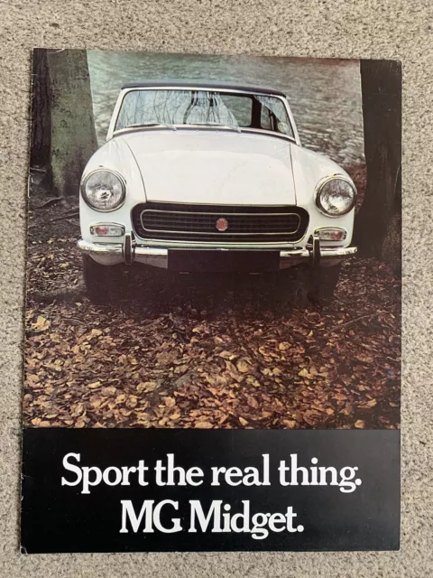 MG Midget Mark III Sales Brochures 1969 English