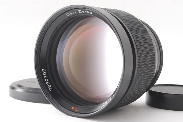 Contax Carl Zeiss Planaren T 85mm F/1.2 60th Aniversary Mmg Mf Objektiv Japan [