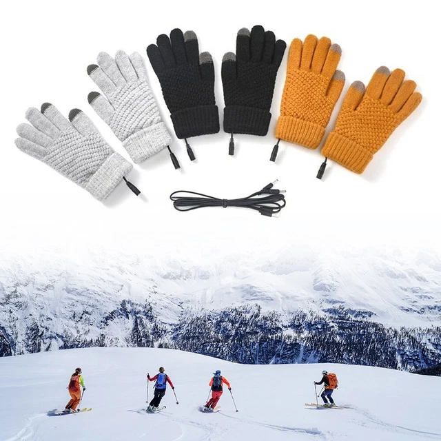 Gants mitaines chauffants rechargeables à doigts complets rechargeables Warm Yo