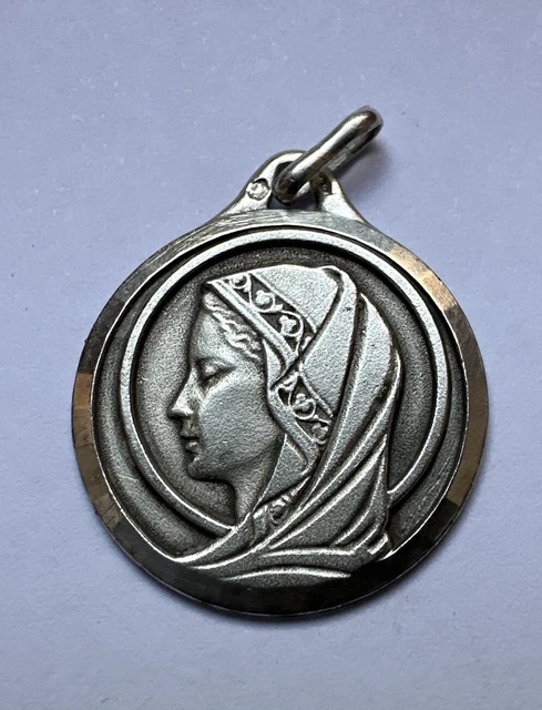 Pendentif Religieux En Argent Massif - Sainte Vierge Marie Pichard Balme - Neuf Avec étiquettes