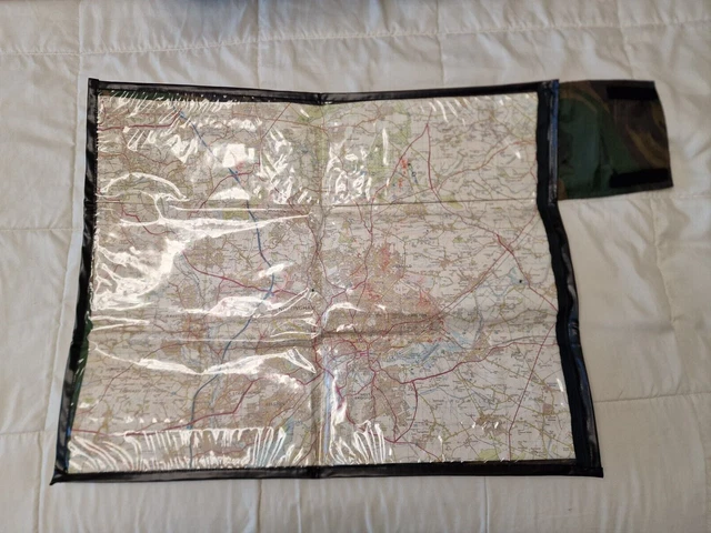 DPM WATERPROOF MAP case with pen pocket, zip closure, securing clip £9. ...
