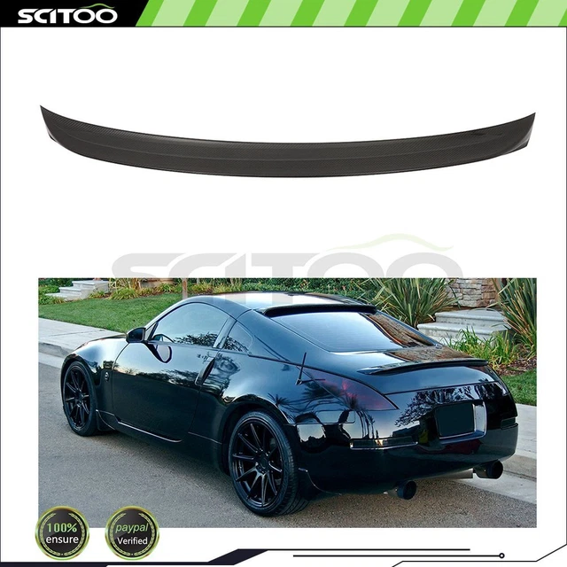 Rear Trunk Spoiler Fit For 2003-2007 2008 Nissan 350Z Coupe Carbon Fiber