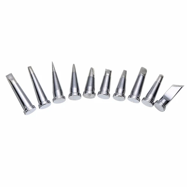 10pcs Soldering Tip Set for Weller WSD81 WD1000 WSP80 WP80 LT Soldering Iron R