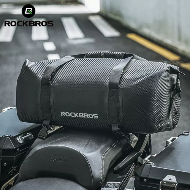 ROCKBROS Motorcycle Rear Pannier Bags Waterproof 20-60L Motorbike Luggage Bag