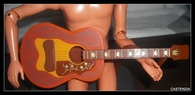 Guitar Mattel Barbie Loves Elvis Faux Acoustic Instrument Accessory For Diorama Guitar Mattel Barbie Loves Elvis Faux Acoustic Instrument Accessory For Diorama