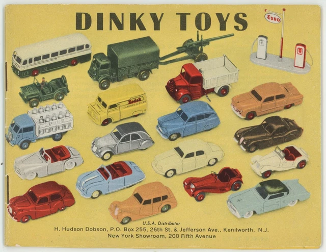 MECCANO England DINKY TOYS Hudson Dobson USA 32 page Retail Catalogue 1954