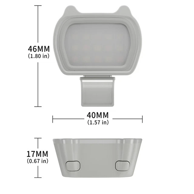 Luz de relleno para orejas de gato portátiles OM 4/5/6/SE tricolor luz cálida fría magnética