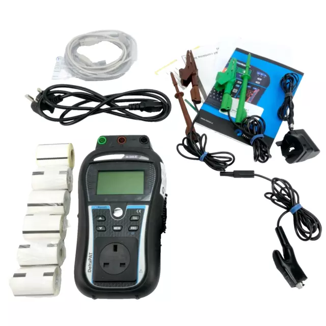 METREL MI3309BT Delta Bluetooth PAT Tester  | Case Accessories  CALIBRATED 3