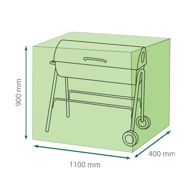 St Helens Home and Garden Water Resistant Trolley BBQ Cover