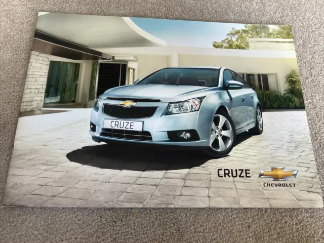 Chevrolet Cruze 2010 Original Car Sales Brochure Collectable