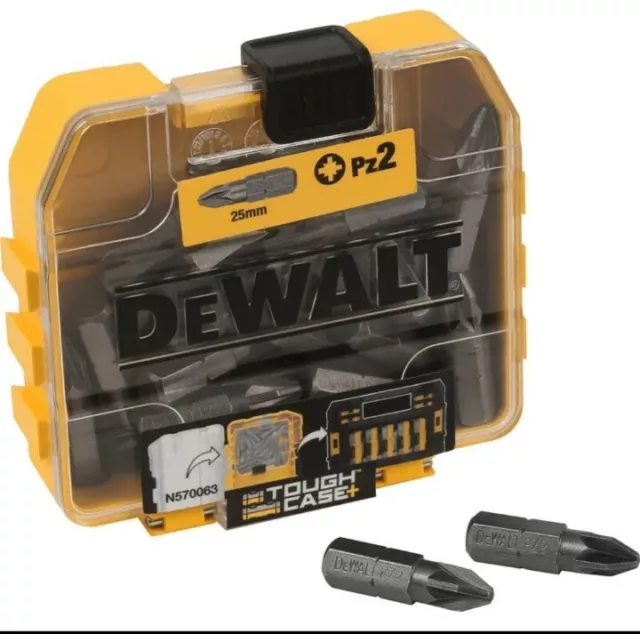 25 x DeWalt Screwdriver Bits PZ2 x 25mm