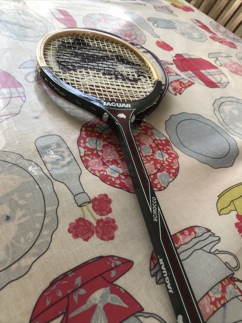 VINTAGE JAGUAR SCIROCCO squash racket £4.99 - PicClick UK