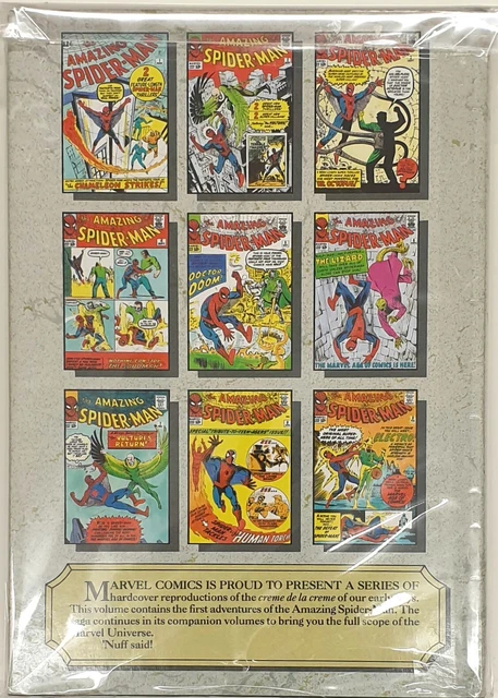 Marvel Masterworks Vol 1 Amazing Spiderman 1-10 Amazing Fantasy 15 Hardcover NM