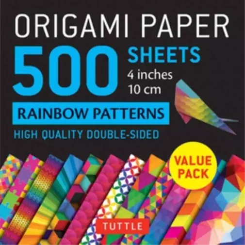 Tuttle Studio Origami Paper 500 sheets Rainbow Patterns 4 (Notebook) (US IMPORT)