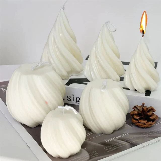 3D Silicone Candle Molds DIY Wave Irregular Candles Making Mould Decors Sets