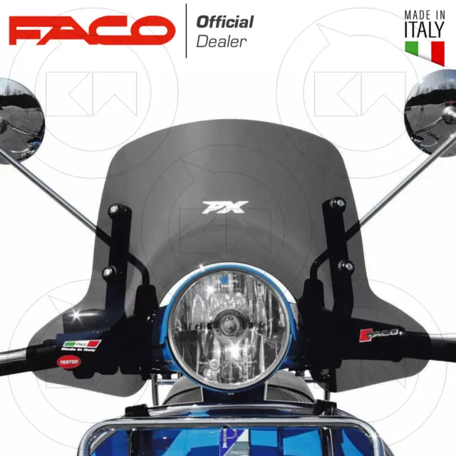 Cupolino Fume' Scuro Faco Basso Vespa Px 125 150 200