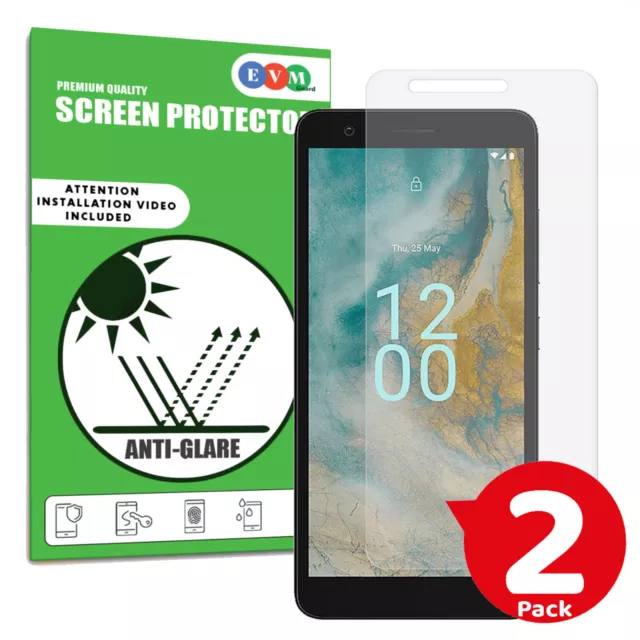 For Nokia C02 Matte Screen Protector Anti Glare TPU Hydrogel