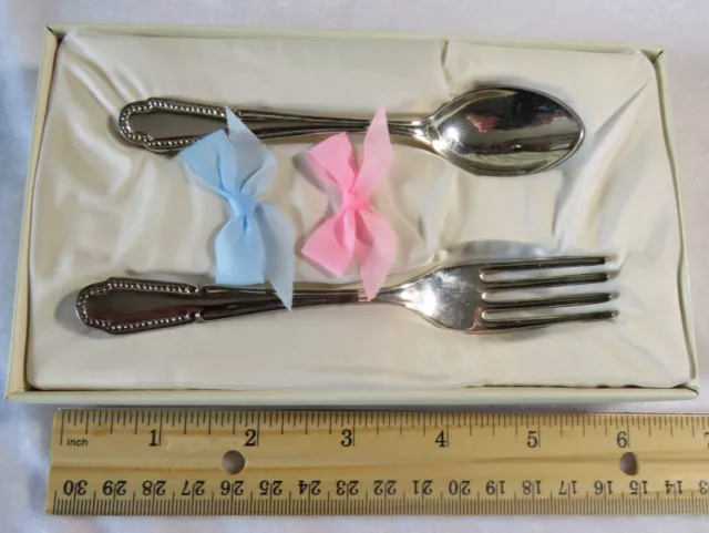 Elegance Pattern NIB Set of Children's Cutlery