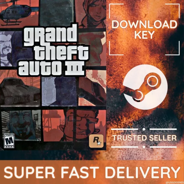 Grand Theft Auto 3 III [2001] PC STEAM KEY | FAST DELIVERY 🚀