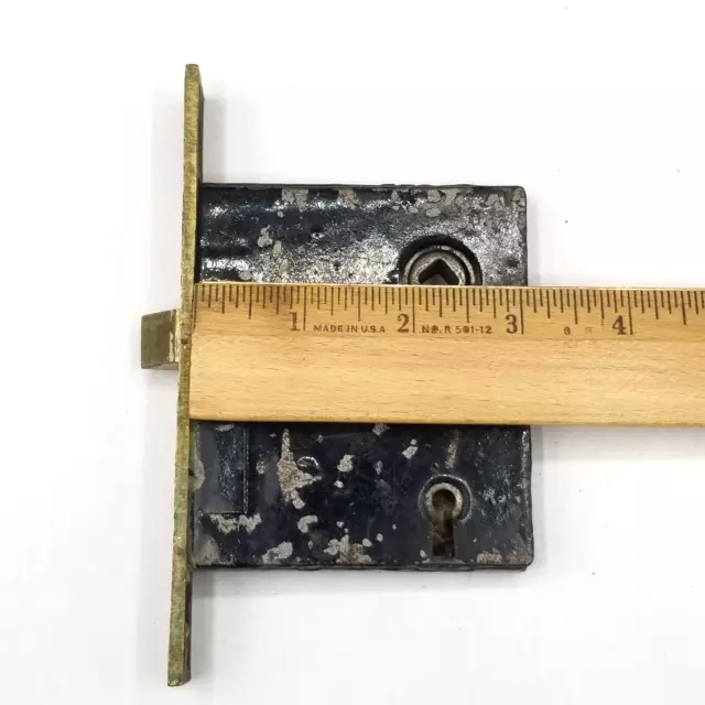 Vintage Interior Door Mortise Lock Salvage Hardware Skeleton Keyhole
