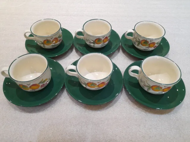 Cloverleaf Peaches And Cream Cup's And Saucers