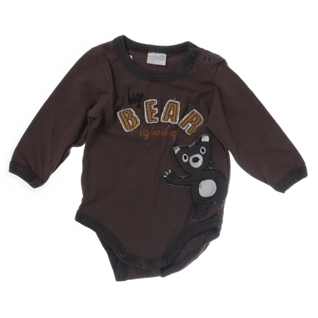 Lindex Baby, Body, Größe: 62, Braun, Print, Unisex (Kinder)