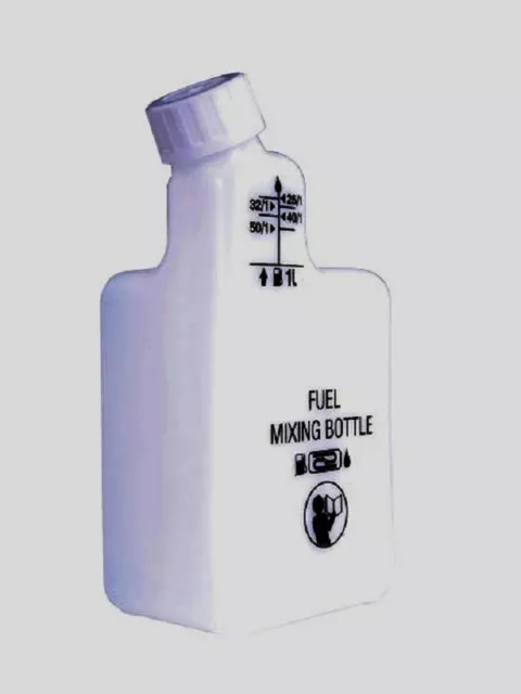 1L Öl Benzin Kraftstoff Mischflasche Flasche Behälter Mischkanister Für  2-Takt