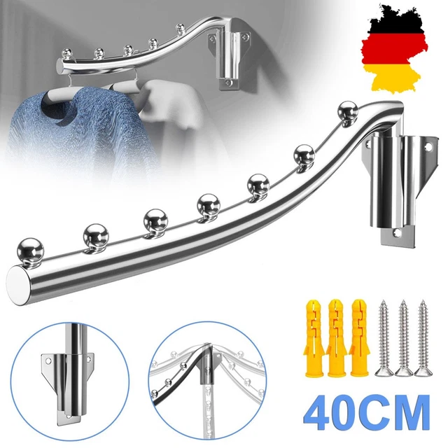 Spacewall Abhängearm schräg mit 10 Kugeln - hochglanzverchromt rund Spacewall Abhängearm schräg mit 10 Kugeln - hochglanzverchromt rund
