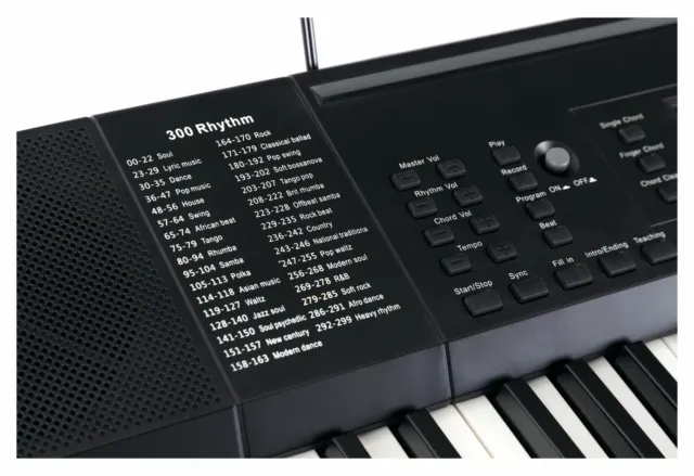 Piano Electrique Clavier Numerique Synthetiseur 61 Touches Banc Support USB Mp3 3