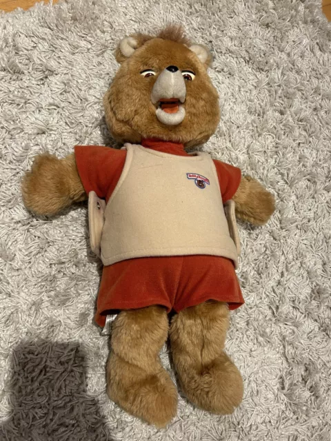 Teddy Ruxpin Original 1985. Tape Working. Facial Features Not Working.