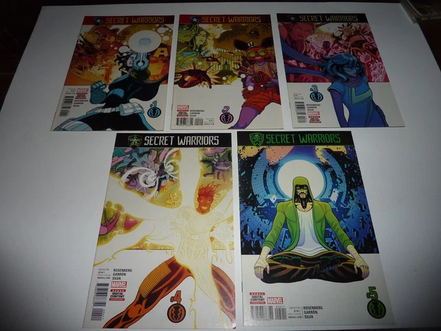 SECRET WARRIORS Marvel 2017 5 Issue Lot #1 2 3 4 5 1st Prints NM