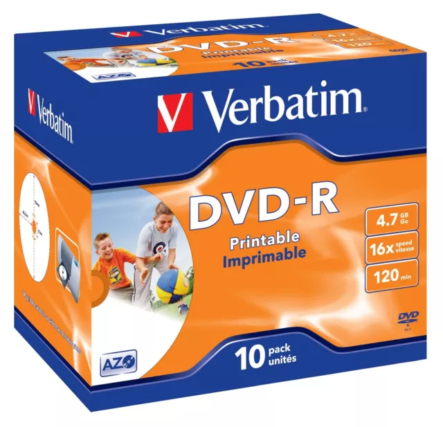 Verbatim 43521 blank DVD 4.7 GB DVD-R 10 pc(s) (43521)