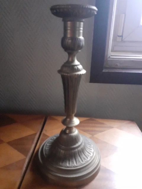 Plaque à Pousser De Porte En Laiton Moulé - Finition Bronze Vieilli - Hauteur 15 Pouces (38 Cm) - Neuf