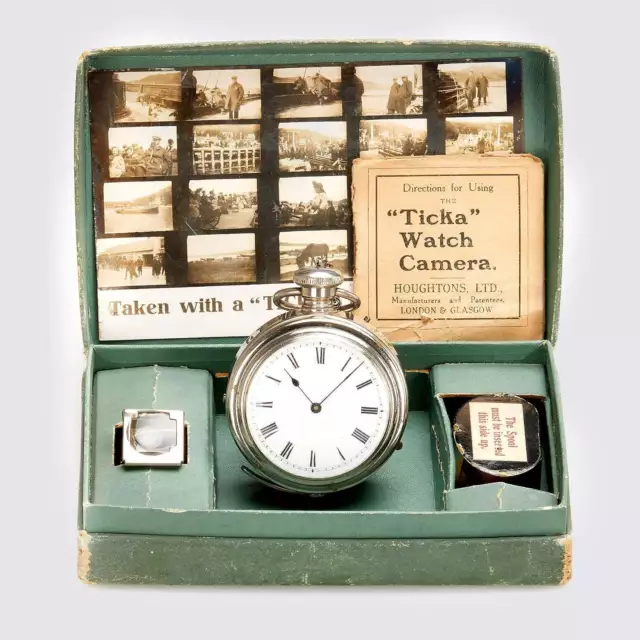 Houghton Ticka 'Watch-Face' Camera Boxed