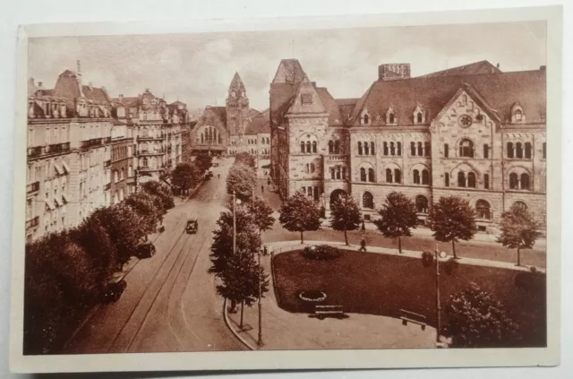 #1088 Ancienne Carte Postale Metz Avenue de la Gare