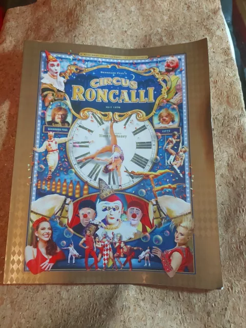 Cirkus Roncalli Programmheft 2013 mit Widmung auf der Deckelinnenseite