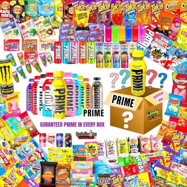 American Sweets Hamper Candy USA prime hydration ksi logan Paul surprise box