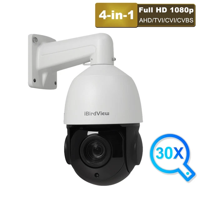 4in1 30XZoom AHD/TVI /CVI/CVBS 2MP Outdoor CCTV PTZ Speed Dome Camera Auto Focus