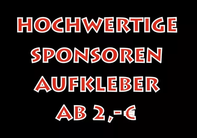 Motorsport Sponsoren Aufkleber Racing Set für Auto Motorrad LKW