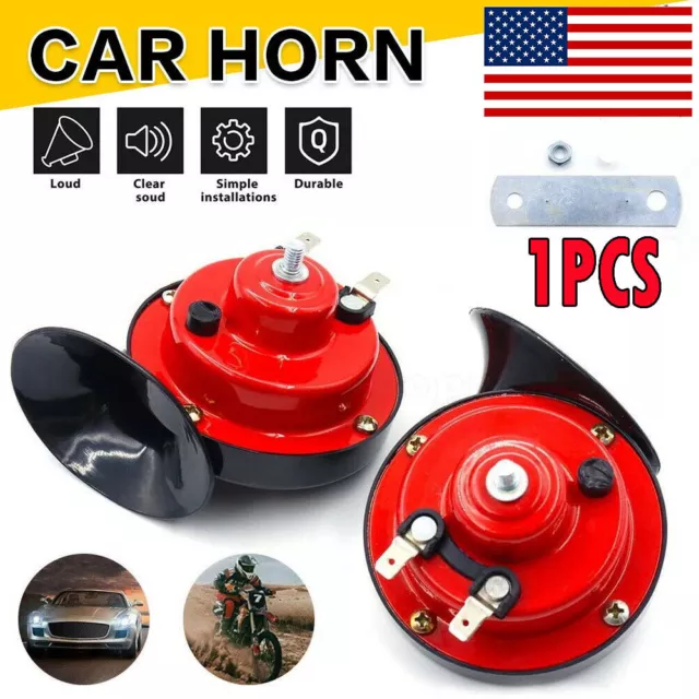 Car Horn Air 12V Twin Snail Set Loud Dual Two Tone Fittings Truck Van Boat Siren