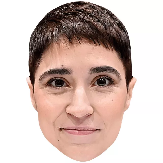 Melissa Navia (Short Hair) Mascaras de personajes famosos, caras de carton